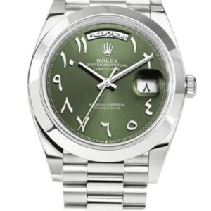 Rolex Day-Date 40 Presidential Olive Green Roman Dial