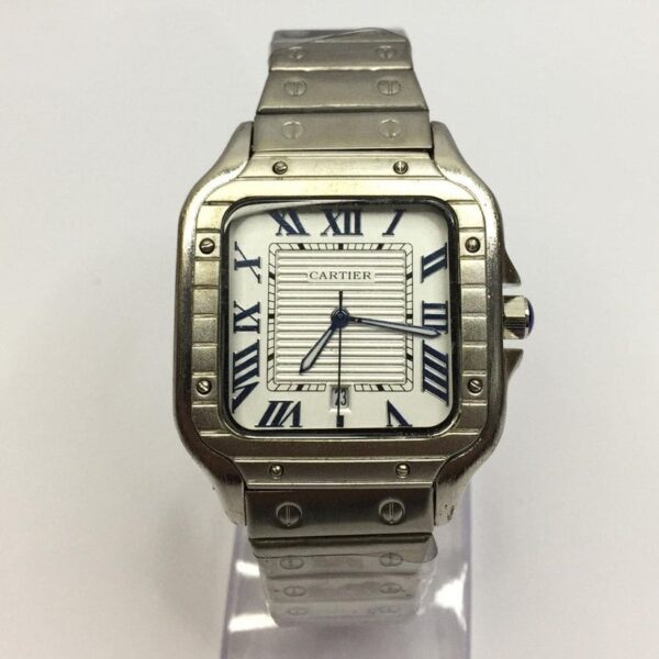 Cartier Stainless Steel 40mm Silver Chain - Image 3