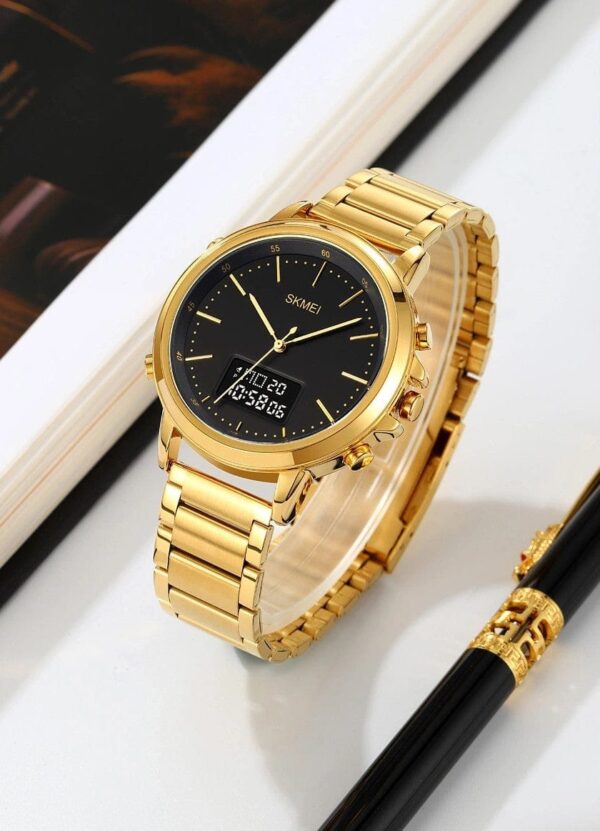 SKMEI ORIGINAL SK-1652 DOUBLE TIME WATCH - Image 5