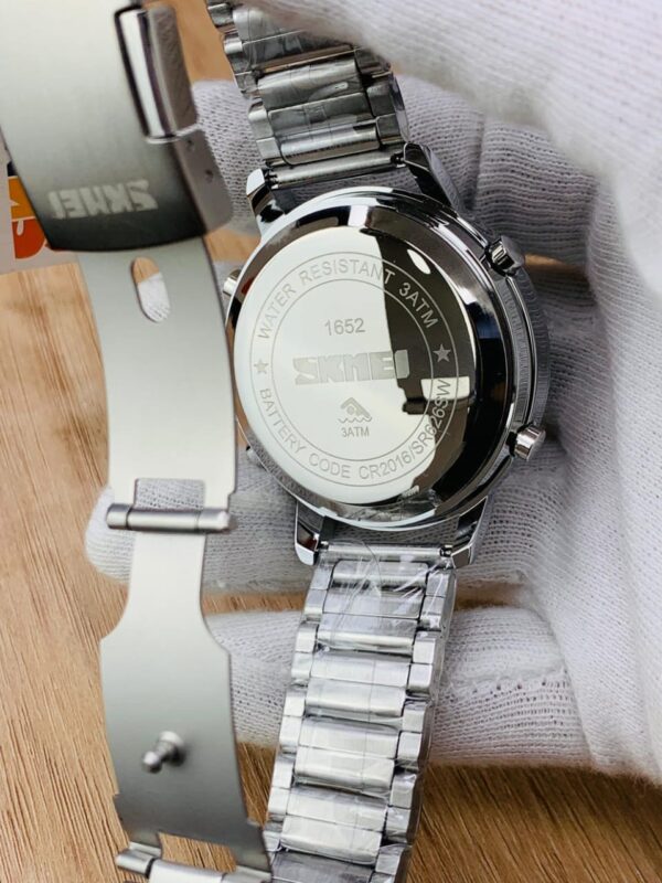 SKMEI ORIGINAL SK-1652 DOUBLE TIME WATCH - Image 4