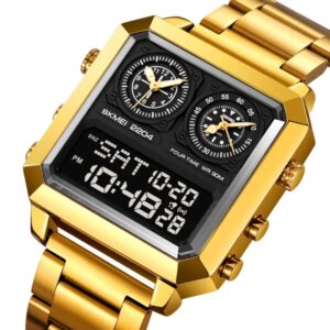 SKMEI ORIGINAL SK-2204 TRIPLE TIME WATCH