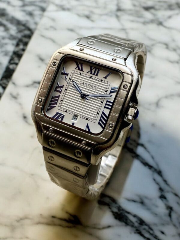 Cartier Stainless Steel 40mm Silver Chain